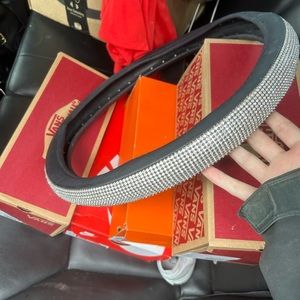 Bling steering wheel cover